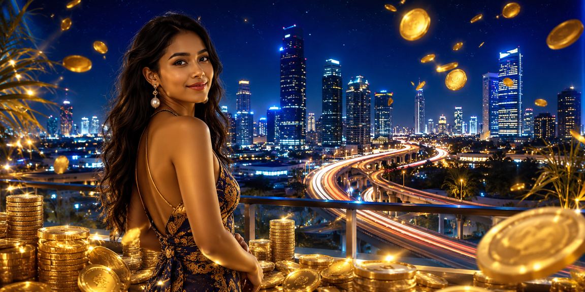Model Vietnam berpose percaya diri sambil mengecek hasil taruhan di ponsel