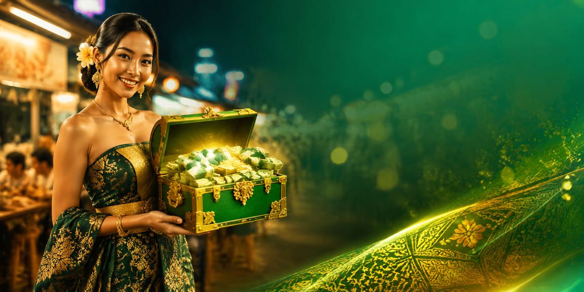 Pemandangan pasar malam Vietnam dengan aktivitas taruhan dan hiburan