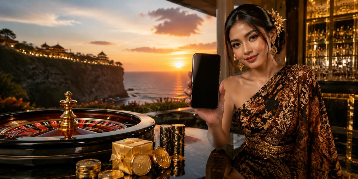 Pengguna Vietnam bermain roulette dengan penuh fokus